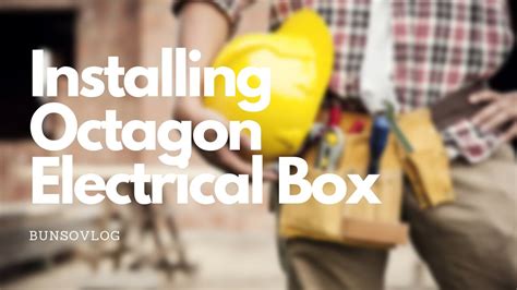 how to install drawn octagon electrical box|How to Install an Octagon Electrical Box .